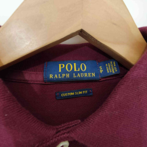 ポロラルフローレン POLO RALPH LAUREN ポニー刺繍 ロングスリーブポロシャツ メンズ import:S